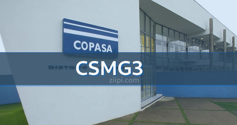 CSMG3 - Ações da Copasa