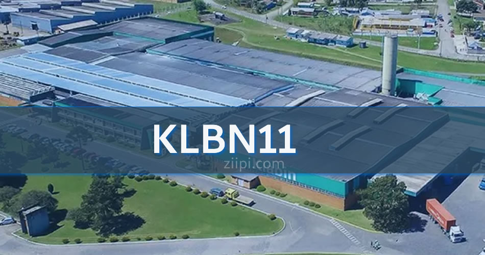 KLBN11 - Ações da Klabin