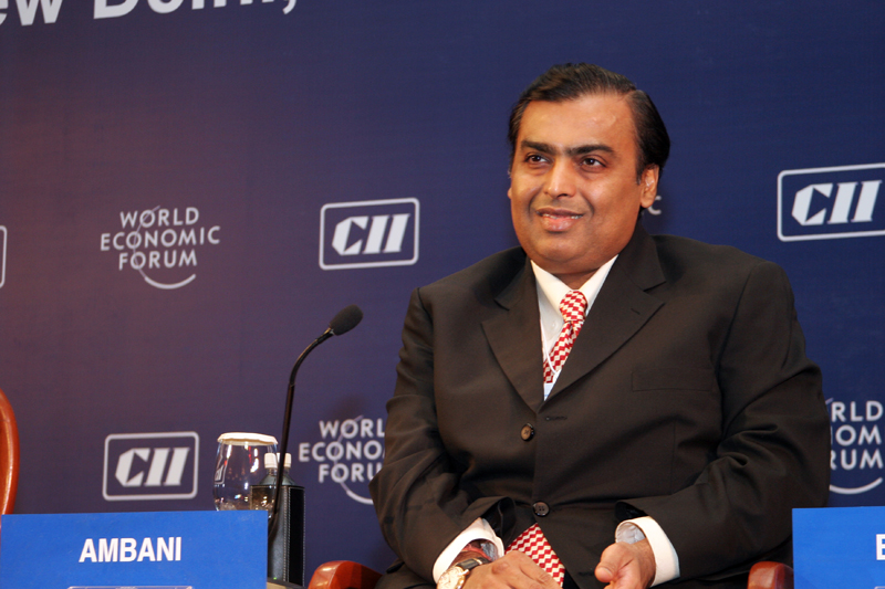 Mukesh Ambani Aumenta Fortuna em US$ 32,6 Bilhões
