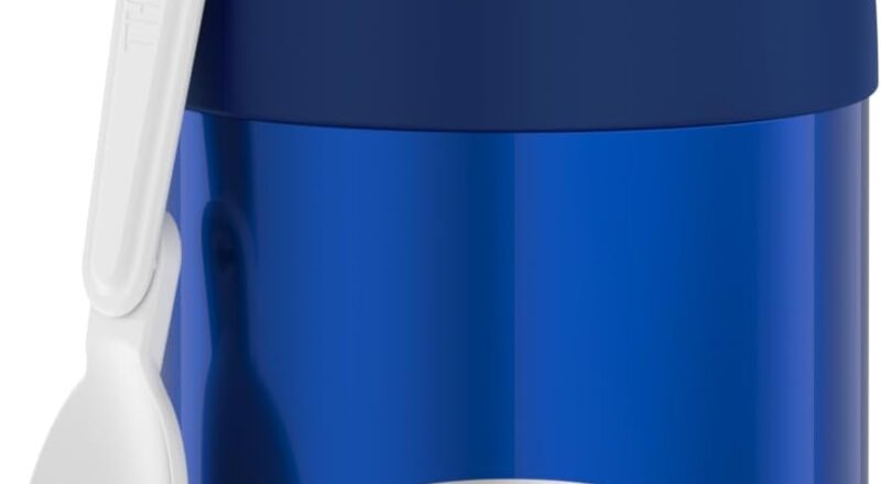 Pote para Comida FunTainer Thermos 295 ml: Lindo na Cor Azul Marinho