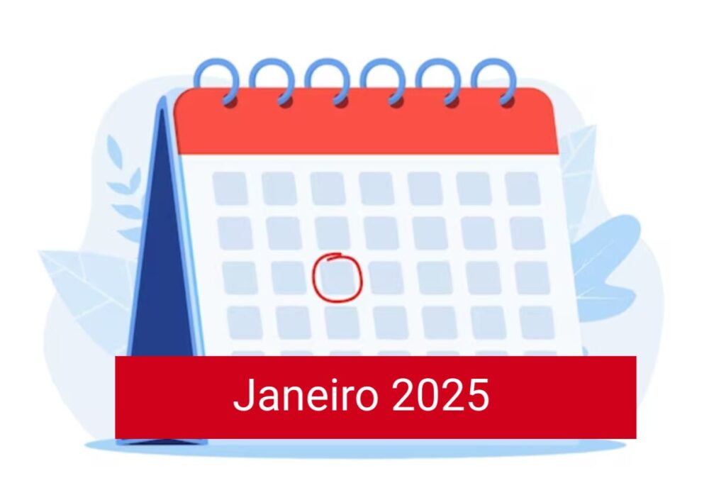 Calendário de Janeiro de 2025: Datas Comemorativas, Feriados e Lua