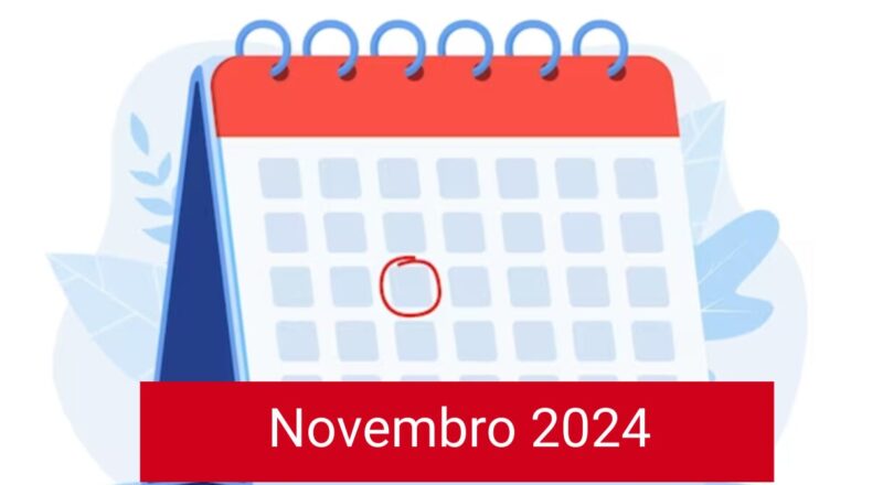 Calendário de Novembro de 2024: Datas Comemorativas, Feriados e Lua